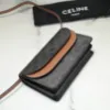 Picture of TRIOMPHE SMOOTH LAMBSKIN LEATHER TRIMMED WALLET REF. 100852