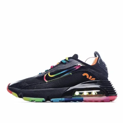 Picture of NIKE AIR MAX 2090MULTICOLOR/BLACK RUNNING SHOES BLACK RAINBOW