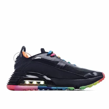 Picture of NIKE AIR MAX 2090MULTICOLOR/BLACK RUNNING SHOES BLACK RAINBOW