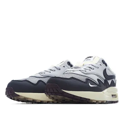 Picture of PATTA X NIKE AIR MAX 1MONARCH RUNNING SHOE GREY BLACK