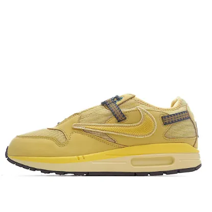 Picture of TRAVIS SCOTT X NIKE AIR MAX 1 WHEAT/LEMON⁠⁠ LEMON YELLOW