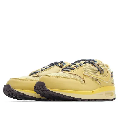 Picture of TRAVIS SCOTT X NIKE AIR MAX 1 WHEAT/LEMON⁠⁠ LEMON YELLOW
