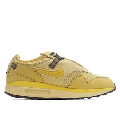 Picture of TRAVIS SCOTT X NIKE AIR MAX 1 WHEAT/LEMON⁠⁠ LEMON YELLOW