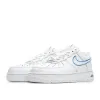 Picture of FRAGMENT DESIGN X NIKE AIR FORCE 1 LOW WHITE AND BLUE LOW TOP 3M