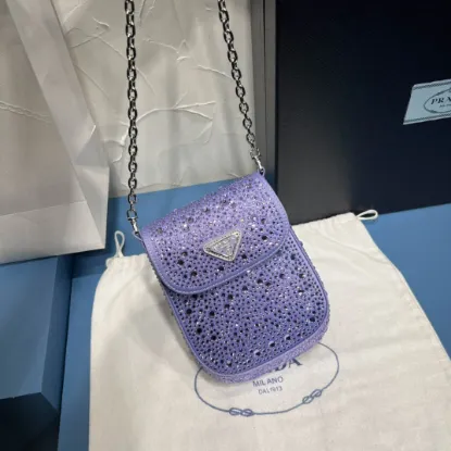 Picture of Prada Underarm Bag Cleo Satin Handbag 13.5x17.5cm 1BH185