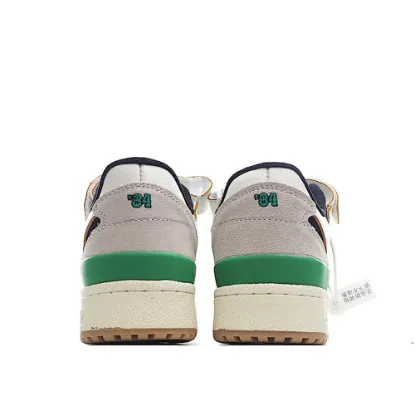 Picture of Adidas Forum 84 Low Low Top Beige, Black and Green Sneakers