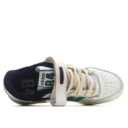 Picture of Adidas Forum 84 Low Low Top Beige, Black and Green Sneakers