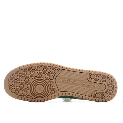 Picture of Adidas Forum 84 Low Low Top Beige, Black and Green Sneakers