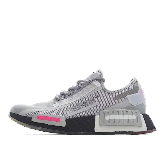 Picture of Adidas NASA x NMD_R1 Spectoo J 'Grey Core Black'