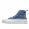 Picture of LOUIS VUITTON STELLAR SNEAKER BOOT CASUAL WHITE BOARD SHOES PINK/BLUE