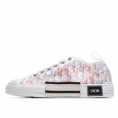 Picture of Dior B23 Oblique Slip-on Low Top Sneakers Sheer Print Sneakers