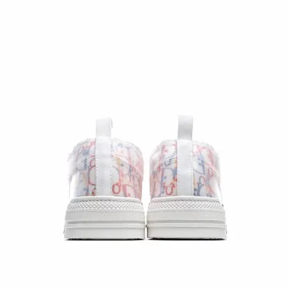 Picture of Dior B23 Oblique Slip-on Low Top Sneakers Sheer Print Sneakers