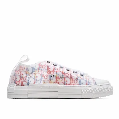 Picture of Dior B23 Oblique Slip-on Low Top Sneakers Sheer Print Sneakers