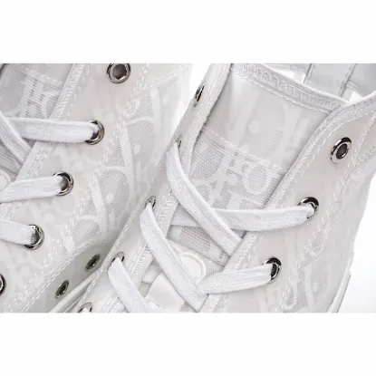 Picture of Dior B23 Oblique Slip-on Low Top Sneakers Sheer Print Sneakers