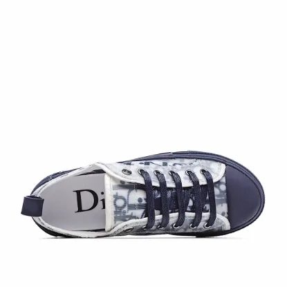 Picture of Dior B23 Oblique Slip-on Low Top Sneakers Sheer Print Sneakers