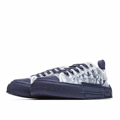 Picture of Dior B23 Oblique Slip-on Low Top Sneakers Sheer Print Sneakers
