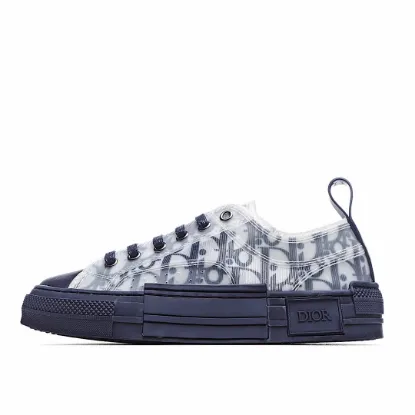 Picture of Dior B23 Oblique Slip-on Low Top Sneakers Sheer Print Sneakers