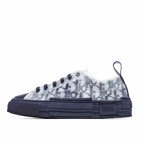 Picture of Dior B23 Oblique Slip-on Low Top Sneakers Sheer Print Sneakers