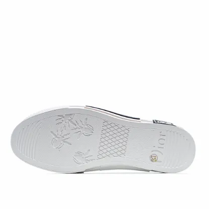 Picture of Dior B23 Oblique Slip-on Low Top Sneakers Sheer Print Sneakers