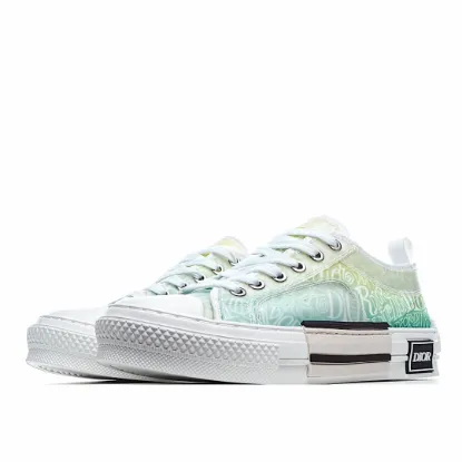 Picture of Dior B23 Oblique Slip-on Low Top Sneakers Sheer Print Sneakers