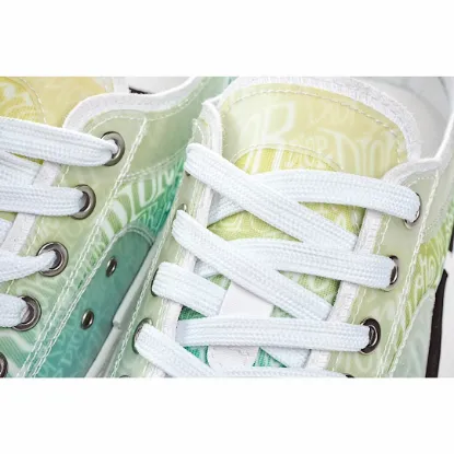 Picture of Dior B23 Oblique Slip-on Low Top Sneakers Sheer Print Sneakers