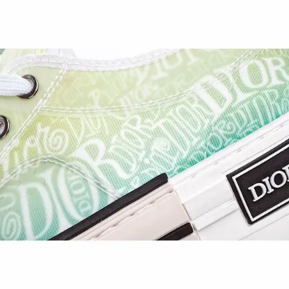 Picture of Dior B23 Oblique Slip-on Low Top Sneakers Sheer Print Sneakers