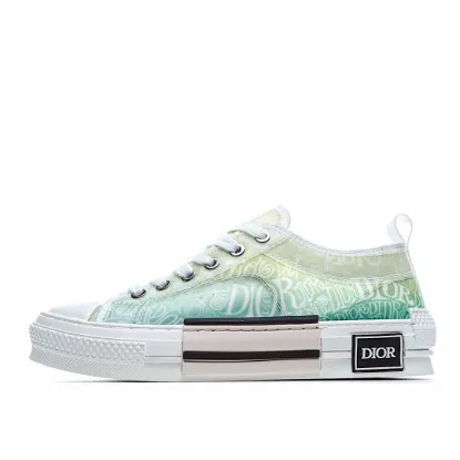 Picture of Dior B23 Oblique Slip-on Low Top Sneakers Sheer Print Sneakers