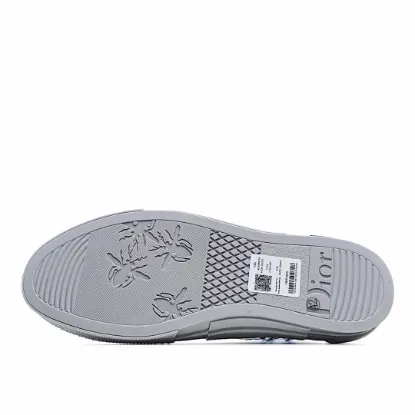 Picture of Dior B23 Oblique Slip-on Low Top Sneakers Sheer Print Sneakers