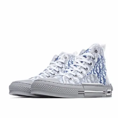 Picture of Dior B23 Oblique Slip-on Low Top Sneakers Sheer Print Sneakers