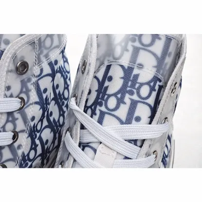 Picture of Dior B23 Oblique Slip-on Low Top Sneakers Sheer Print Sneakers