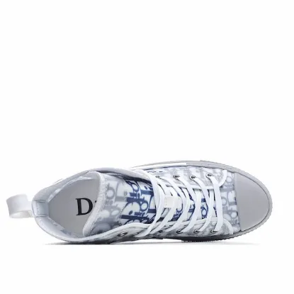 Picture of Dior B23 Oblique Slip-on Low Top Sneakers Sheer Print Sneakers