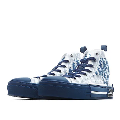 Picture of Dior B23 Oblique Slip-on Low Top Sneakers Sheer Print Sneakers