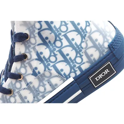 Picture of Dior B23 Oblique Slip-on Low Top Sneakers Sheer Print Sneakers
