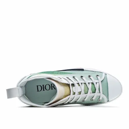 Picture of Dior B23 Oblique Slip-on Low Top Sneakers Sheer Print Sneakers