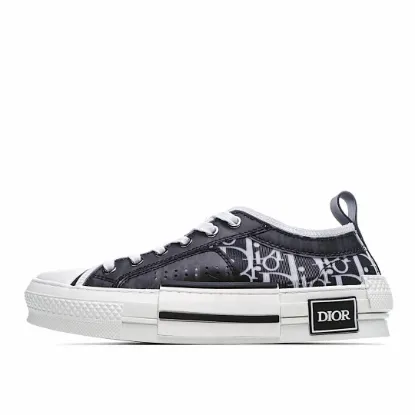 Picture of Dior B23 Oblique Slip-on Low Top Sneakers Sheer Print Sneakers