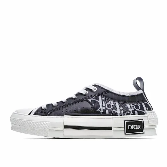 Picture of Dior B23 Oblique Slip-on Low Top Sneakers Sheer Print Sneakers