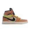Picture of Air Jordan 1 High Switch 'Pink Volt'