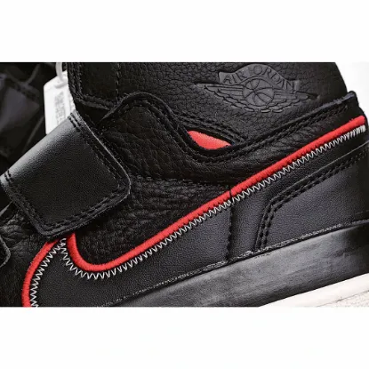 Picture of Air Jordan 1 Retro High Double Strap 'Black Red'