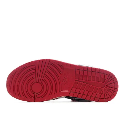 Picture of Air Jordan 1 Switch AJ1 Joe 1 wine red zipper high-top cultural basketball