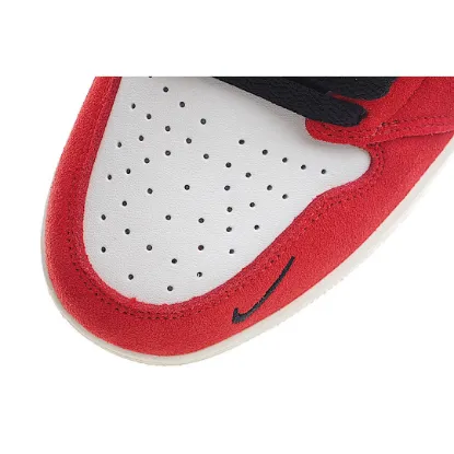 Picture of Air Jordan 1 Switch AJ1 Joe 1 wine red zipper high-top cultural basketball