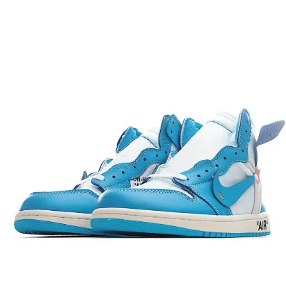 Picture of Off-White x Air Jordan 1 Retro High OG 'UNC' Sample
