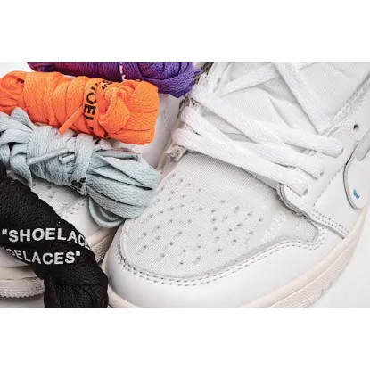 Picture of Off-White x Air Jordan 1 Retro High OG 'White' 2018