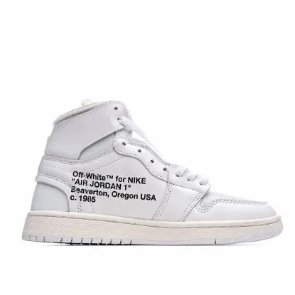 Picture of Off-White x Air Jordan 1 Retro High OG 'White' 2018