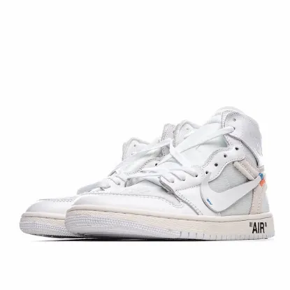 Picture of Off-White x Air Jordan 1 Retro High OG 'White' 2018