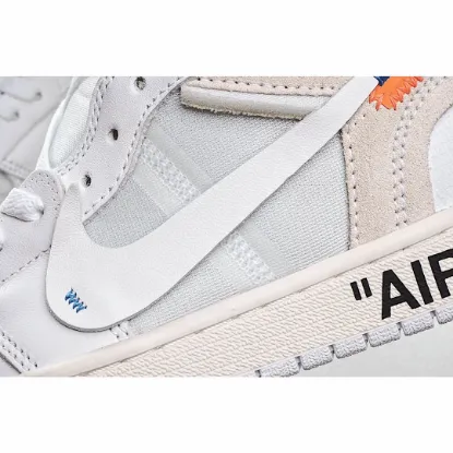 Picture of Off-White x Air Jordan 1 Retro High OG 'White' 2018