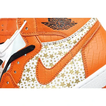 Picture of Supreme x AirJordan Retro AJ1 high-top basketball shoes