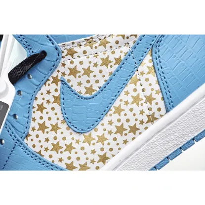 Picture of Supreme x AirJordan Retro AJ1 high-top basketball shoes