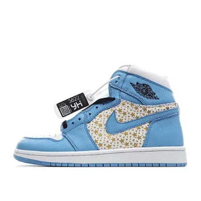 Picture of Supreme x AirJordan Retro AJ1 high-top basketball shoes