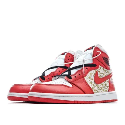 Picture of Supreme x AirJordan Retro AJ1 high-top basketball shoes