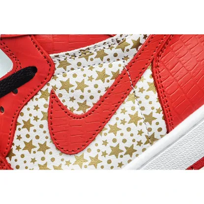 Picture of Supreme x AirJordan Retro AJ1 high-top basketball shoes